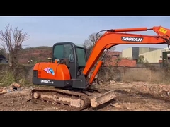 DOOSAN kleine graafmachine met een maximale storthoogte van 5,76 meter voor een efficiënte werking