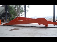 boom van het graafwerktuig de lange bereik