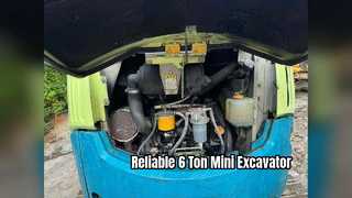 Gebruikte minigraafmachine verkoop Betrouwbare graafmachine van 6 ton