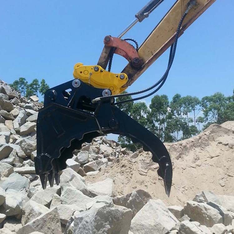 Laad- en lossen graafmachine Bucket Thumb Clamp Mechanical Mini Big Bucket Thumb gebruikt voor DH55