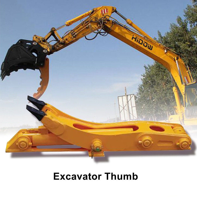 Laad- en lossen graafmachine Bucket Thumb Clamp Mechanical Mini Big Bucket Thumb gebruikt voor DH55
