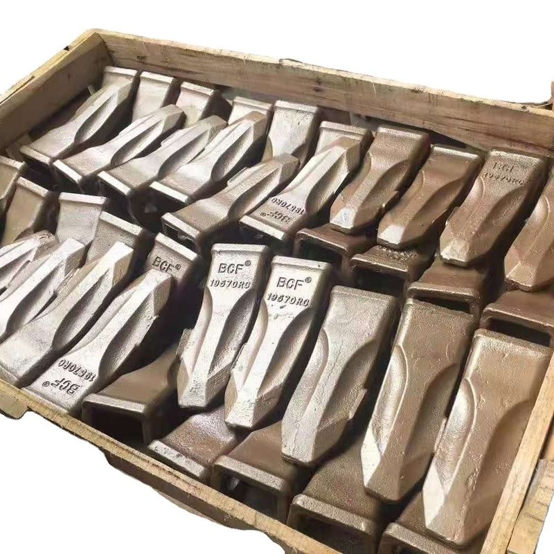 2.5cm Hoogte legering staal graafmachine emmer tanden stijf gesmeed emmer tanden