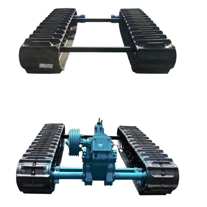 Fabrieksop maat gemaakte stalen rubberen spoor chassis van 0,5 tot 120 ton stalen onderstel voor graafmachine