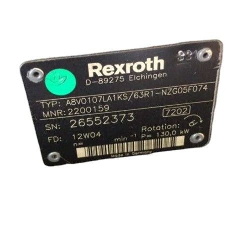 DX 500 excavator hydraulische pomp assemblage A8VO107LA1KS63R1-NZG05F074 Roterende boorhoofd olie pomp A8VO SERIE