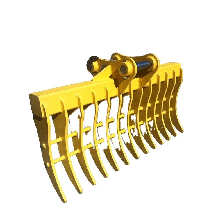 Aanpasbare graafmachine Rake Bucket Tilting Rake Bucket voor elk model Graafmachine Aanhangsel