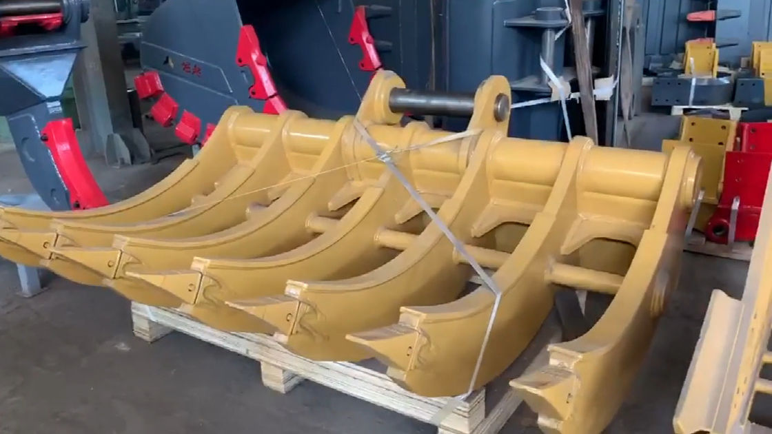 Aanpasbare graafmachine Rake Bucket Tilting Rake Bucket voor elk model Graafmachine Aanhangsel