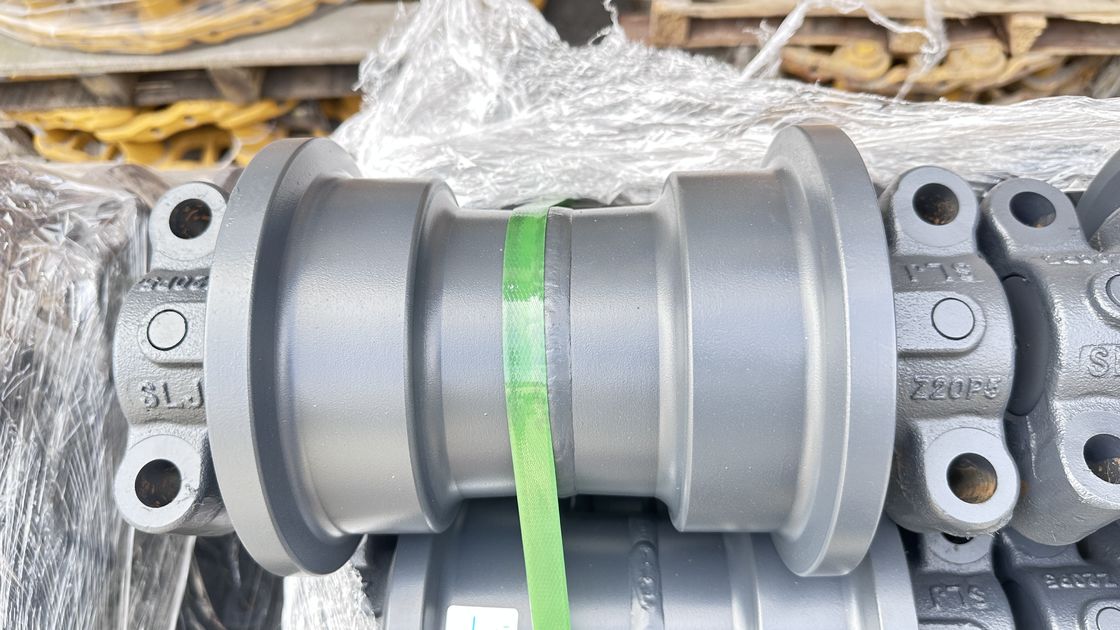 Sk200 Graafmachineonderdelen onder chassisonderdelen spoorlink spoor schoenen spoorroller bovenste bodemroller sprokcet idler