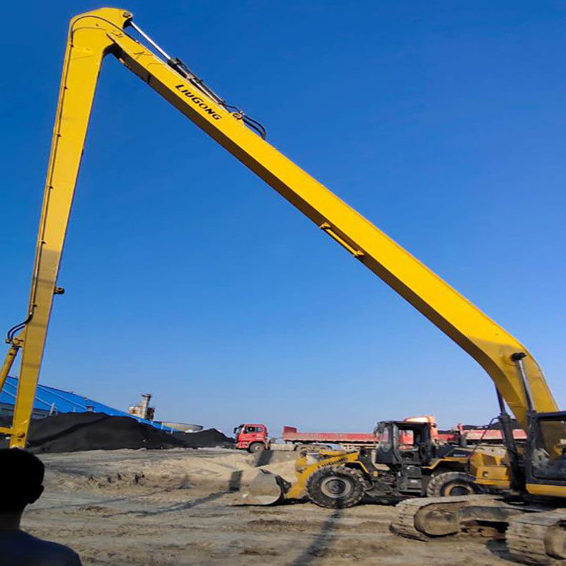 Op maat gemaakte drie-afdelingen Boom Demolition Arm Extension Boom T Telescopische Long Reach Arm Bucket gebruikt voor graafmachine