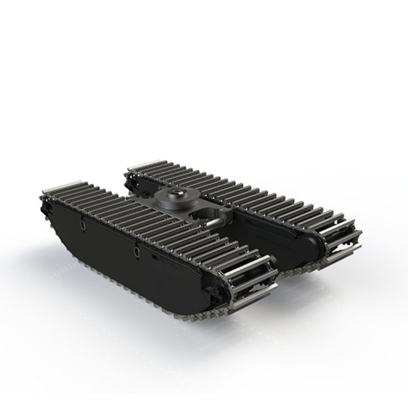 Gecuktumeerde Amfibische Moeras Buggy Graafmachine Drijvende Pontoon Q355b Op maat voor graafmachine Sy135