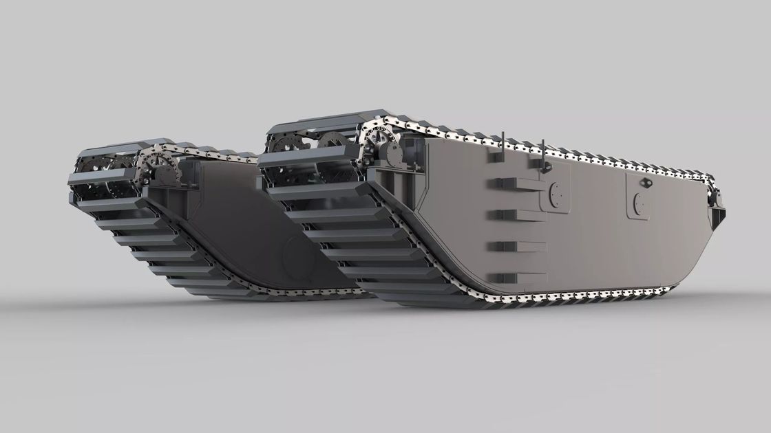 Gepersonaliseerde Hydraulische graafmachine Pontoon Amfibische Drijvende gebruikt voor 320D 320C SY215 PC200graafmachine Chassis