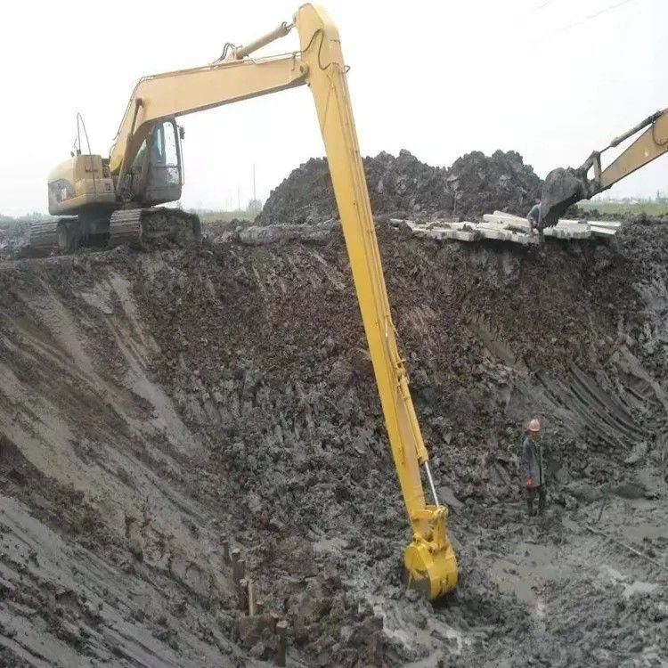 Gecustomiseerde Long Reach Boom Tunnel Arm Boom Q355B gebruikt voor 6-50 ton graafmachine