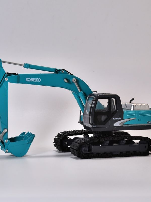 Shen staal SK200 graafmachine model KOBELCO originele simulatie metaal legering auto decoratie niet-speelgoed