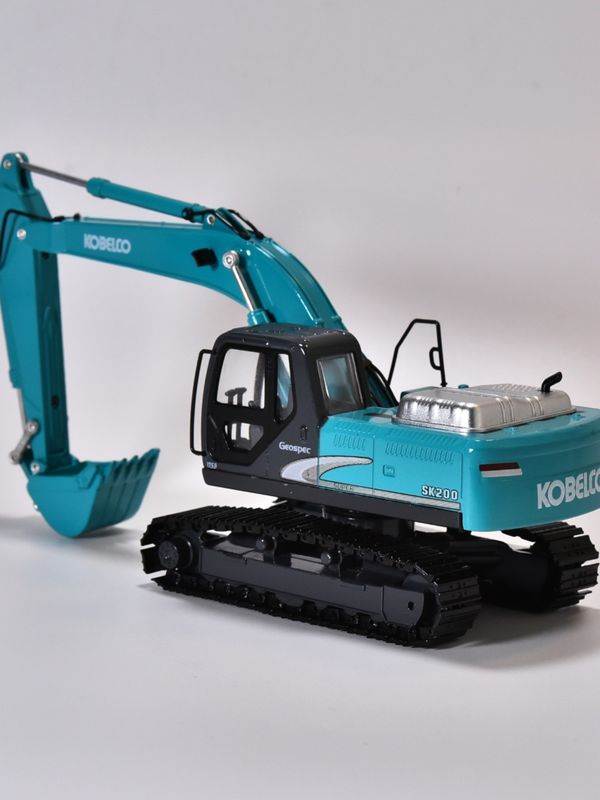 Shen staal SK200 graafmachine model KOBELCO originele simulatie metaal legering auto decoratie niet-speelgoed