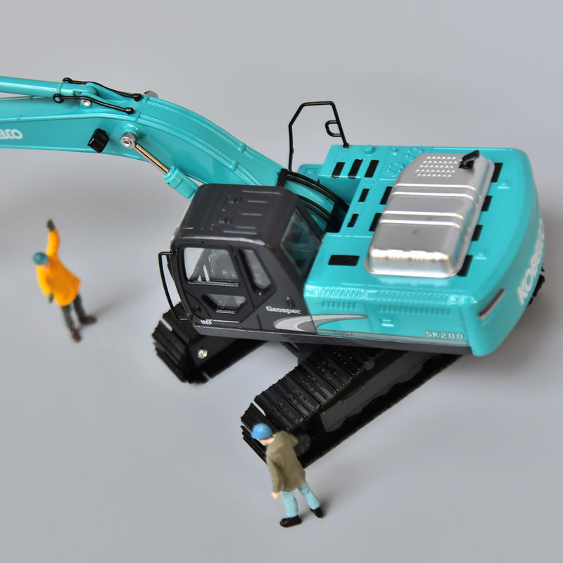 Shen staal SK200 graafmachine model KOBELCO originele simulatie metaal legering auto decoratie niet-speelgoed