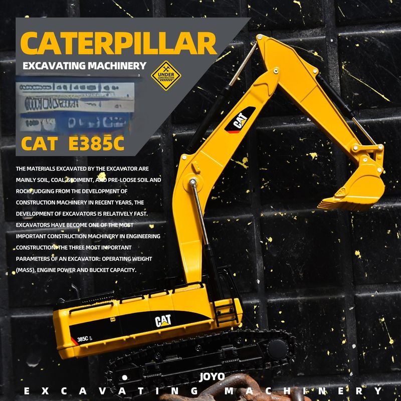 Carter CAT385C model graafmachine legering metaal bodem engineering originele simulatie hand auto ornamenten