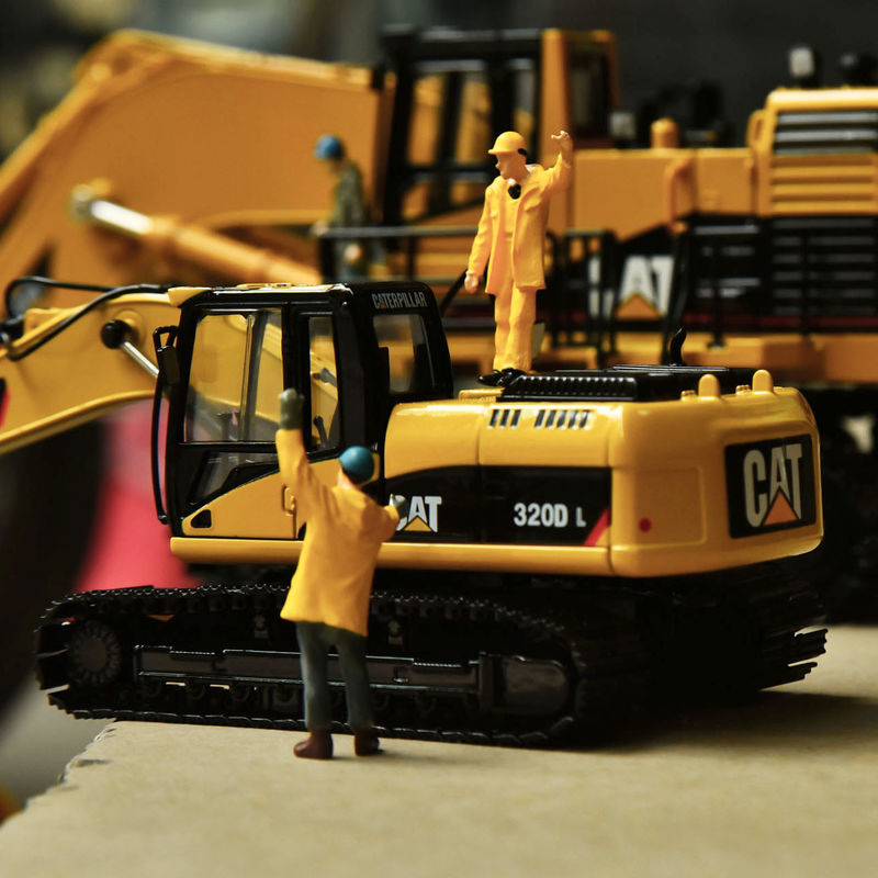 Carter CAT320DL graafmachine originele model legering simulatie engineering voertuig decoratie handstuk verzameling ornamenten