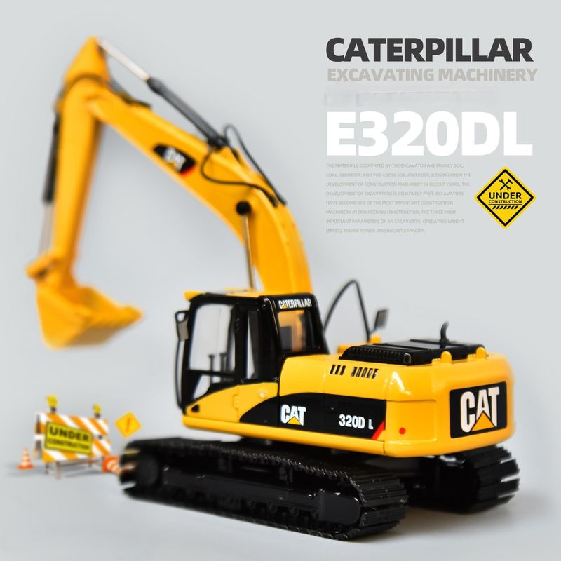 Carter CAT320DL graafmachine originele model legering simulatie engineering voertuig decoratie handstuk verzameling ornamenten