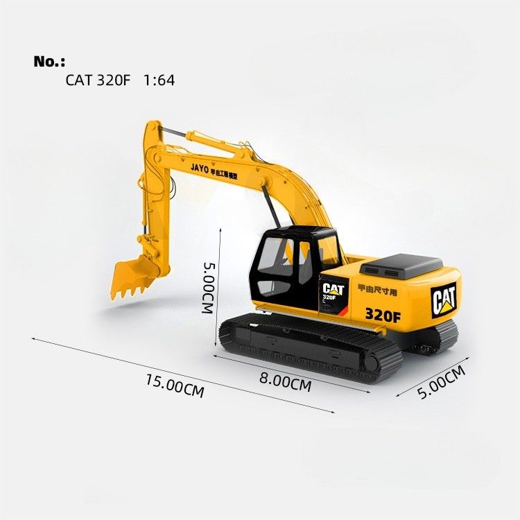 Premium legering Hydraulische graafmachine model speelgoed replica voor 14 jaar en ouder collectie cadeau