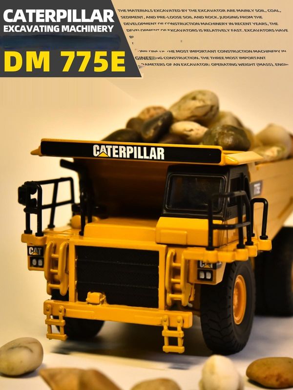 NORSCOT CAT775E Dump Truck 1/64 Scale Alloy Diecast Model Voertuig Verzamelaar Decor