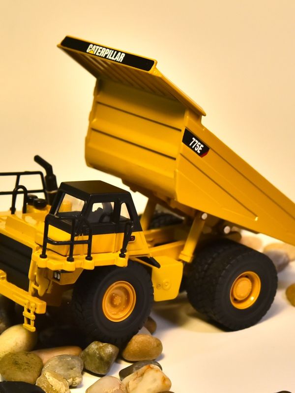 NORSCOT CAT775E Dump Truck 1/64 Scale Alloy Diecast Model Voertuig Verzamelaar Decor