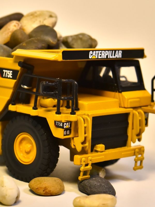 NORSCOT CAT775E Dump Truck 1/64 Scale Alloy Diecast Model Voertuig Verzamelaar Decor