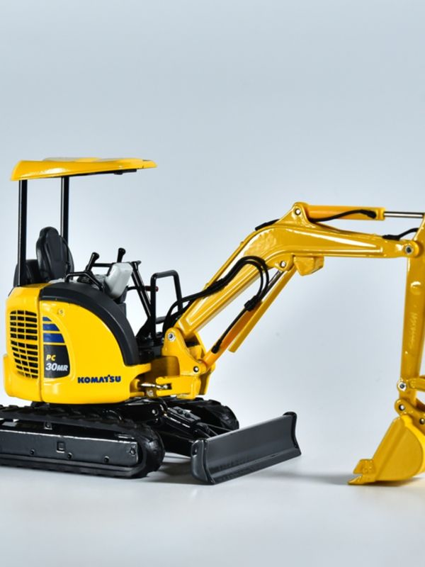 Komatsu PC30MR Mini-graafmachine 1/32 Scale Die-Cast Metal Model Collectie Speelgoed