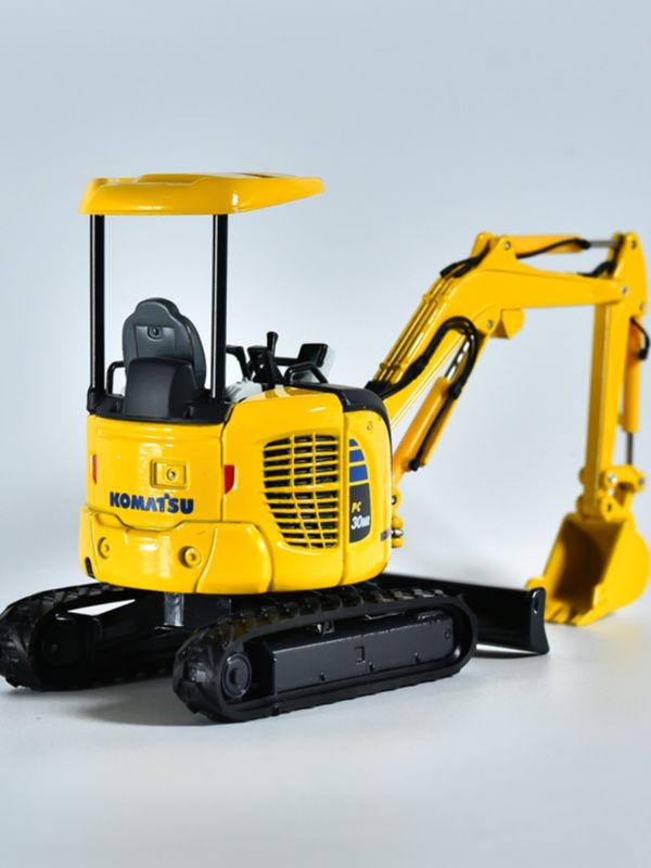Komatsu PC30MR Mini-graafmachine 1/32 Scale Die-Cast Metal Model Collectie Speelgoed