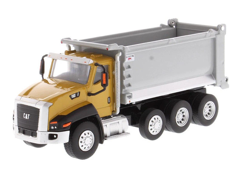 Hoog detail 1 64 Schaal Cat CT660 Dump Truck Diecast Model Engineering Voertuig speelgoed