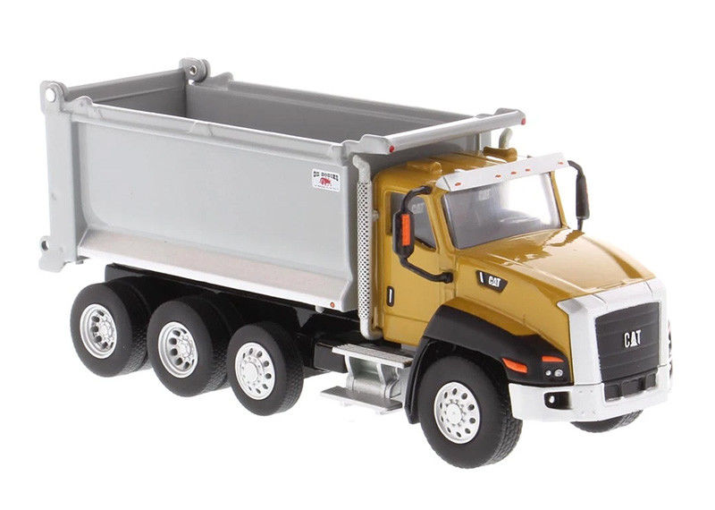 Hoog detail 1 64 Schaal Cat CT660 Dump Truck Diecast Model Engineering Voertuig speelgoed