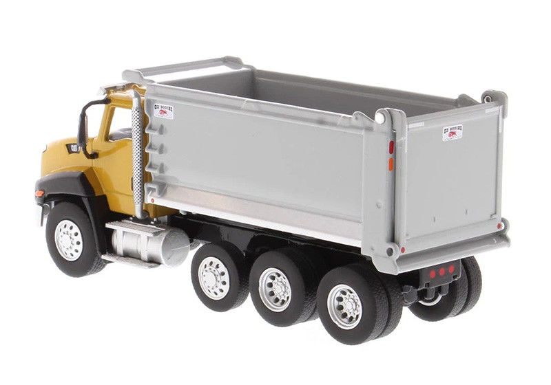 Hoog detail 1 64 Schaal Cat CT660 Dump Truck Diecast Model Engineering Voertuig speelgoed