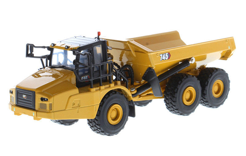 CAT 745 Geactificeerde dumptruck Diecast 1:64 Scale Alloy Model Zware apparatuur Verzamelaar