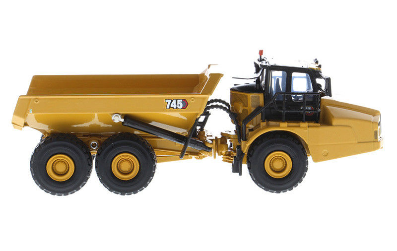 CAT 745 Geactificeerde dumptruck Diecast 1:64 Scale Alloy Model Zware apparatuur Verzamelaar
