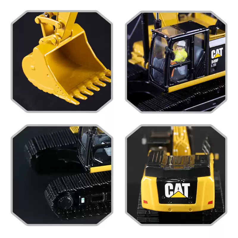 Cat 349f XL 1:50 Schaal Diecast legering Vravator Model Caterpillar Construction Toy