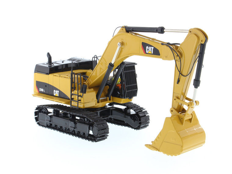 DM CAT 374D L Graafmachine 1:50 Scale Alloy Diecast Model met verstelbare onderdelen Collectie speelgoed