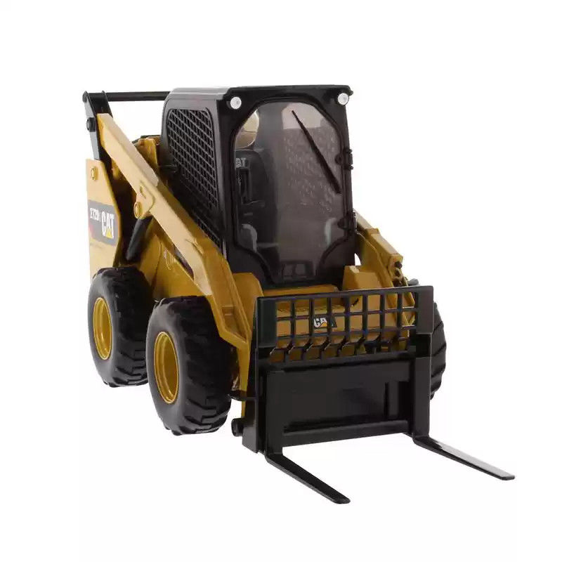 DM cat 272D2 1:16 Scale Alloy Die-Cast Skid Steer Loader Model met Authentieke kat Gele verf Verzamelaar Constructievoertuig