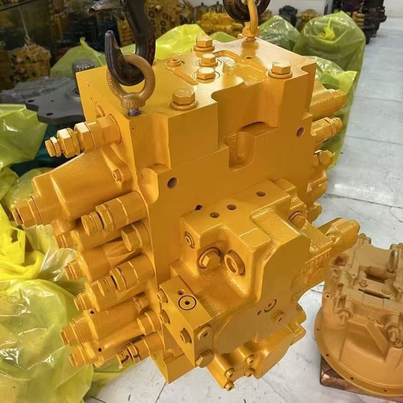 Hoogwaardige Komatsu PC200-7 graafmachine gele afwerking hoofdcontroleaansluiting Hydraulische onderdelen