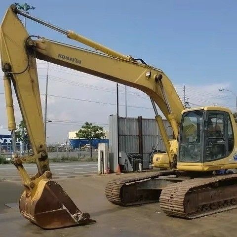 Gebruikte Komatsu PC200-6 graafmachine met gerenoveerde Cummins-motor voor bouwmijnbouw