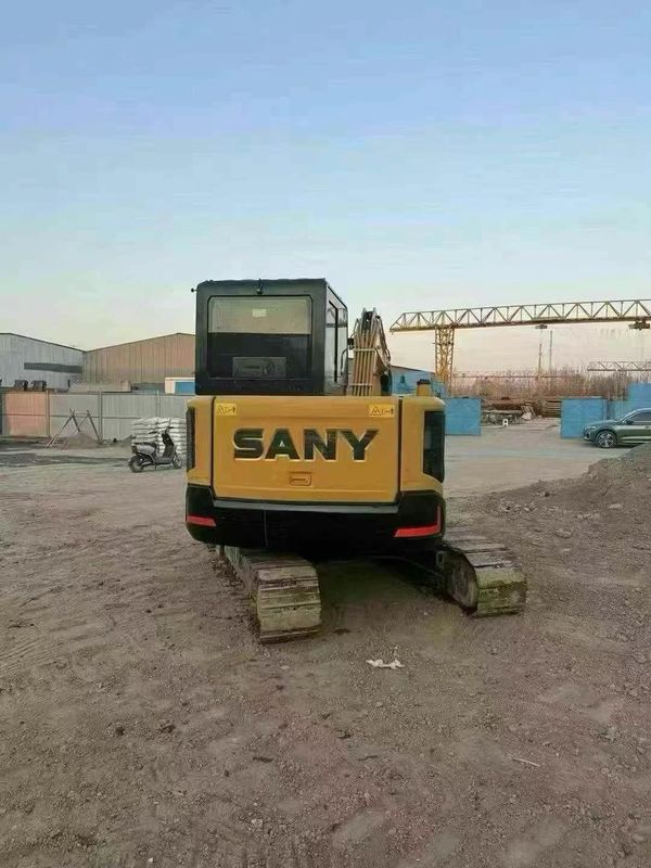 Gebruikte 2023 SANY SY60 mini graafmachine 500 werkuren Volledig onderhoud voor landschapsontwerp