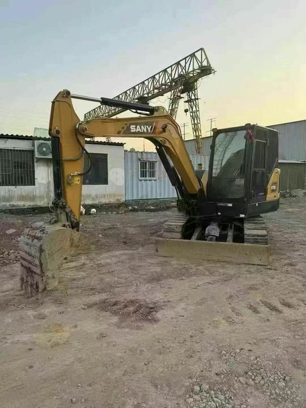 Gebruikte 2023 SANY SY60 mini graafmachine 500 werkuren Volledig onderhoud voor landschapsontwerp
