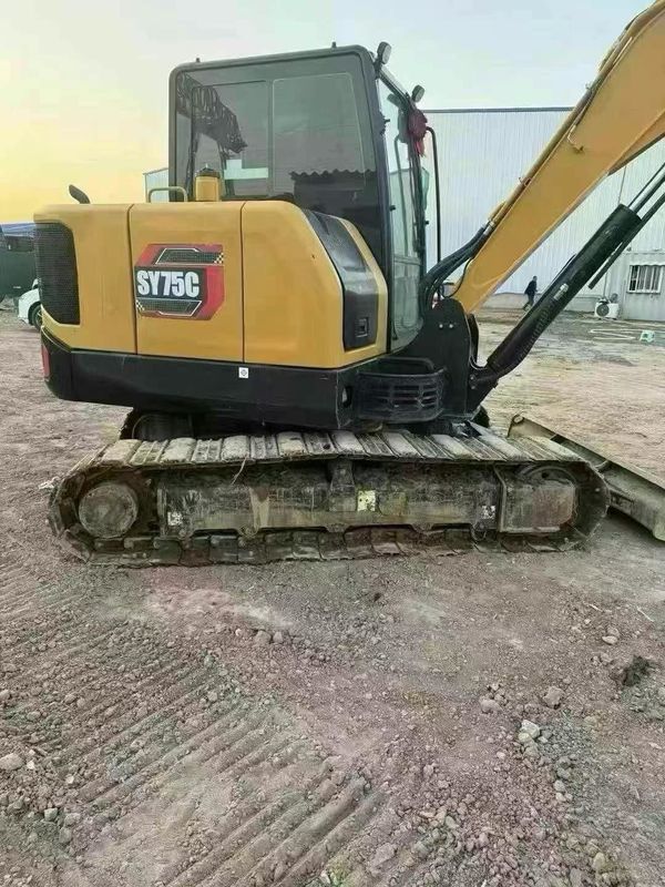 Gebruikte 2023 SANY SY60 mini graafmachine 500 werkuren Volledig onderhoud voor landschapsontwerp