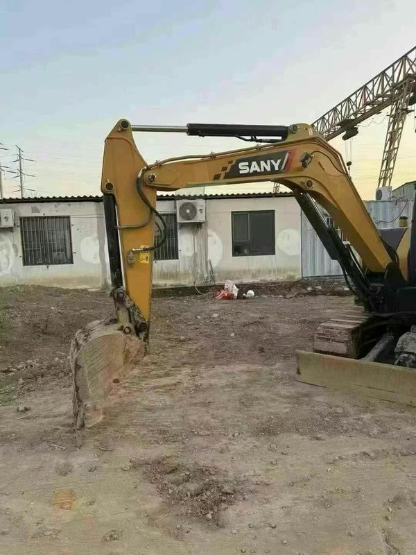 Gebruikte 2023 SANY SY60 mini graafmachine 500 werkuren Volledig onderhoud voor landschapsontwerp
