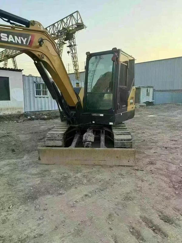 Gebruikte 2023 SANY SY60 mini graafmachine 500 werkuren Volledig onderhoud voor landschapsontwerp