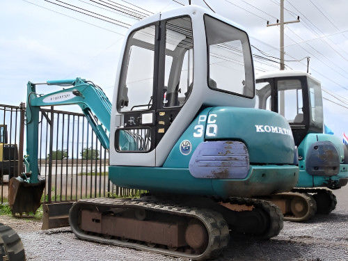 Goed onderhouden gebruikte Komatsu PC30-7 mini graafmachine ISO-gecertificeerd voor bouw en landschapsontwerp