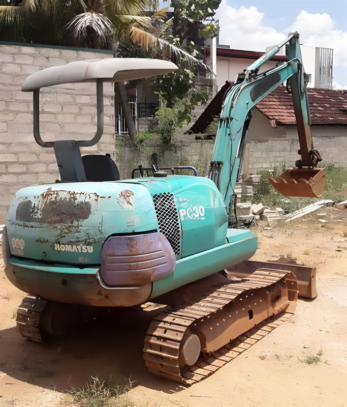 Goed onderhouden gebruikte Komatsu PC30-7 mini graafmachine ISO-gecertificeerd voor bouw en landschapsontwerp