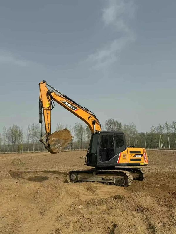 Gebruikte SANY SY135 13,5 ton graafmachine voor de bouw Mijnbouw Aandrijving