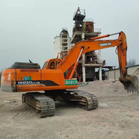 Kwaliteit Gebruikte Doosan DH220-9E 22 ton graafmachine Full Service Geschiedenis Mijnbouw Constructie Aardbeweging