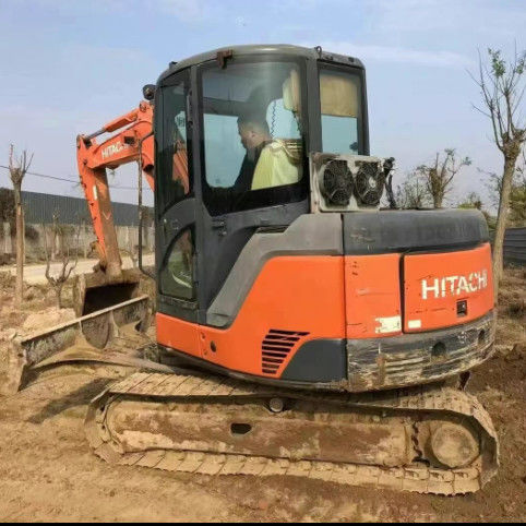 Gebruikte Hitachi ZX60-3F mini graafmachine 6 ton laag aantal uren Full Service Constructie Landschapsarchitectuur