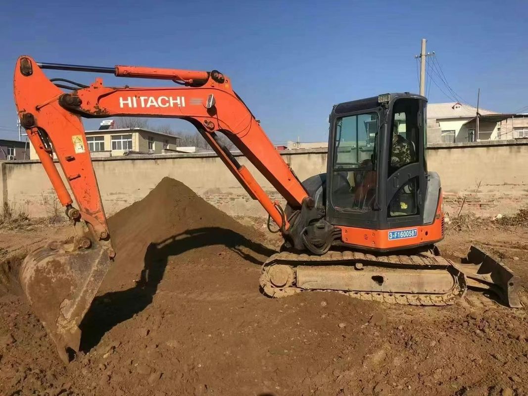 Gebruikte Hitachi ZX65U mini graafmachine 6,5 ton lage uren voor de bouw landschapsontwerp