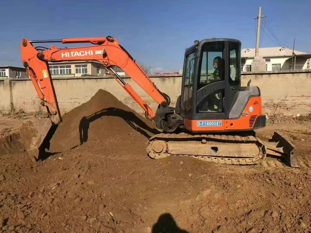 Gebruikte Hitachi ZX65U mini graafmachine 6,5 ton lage uren voor de bouw landschapsontwerp