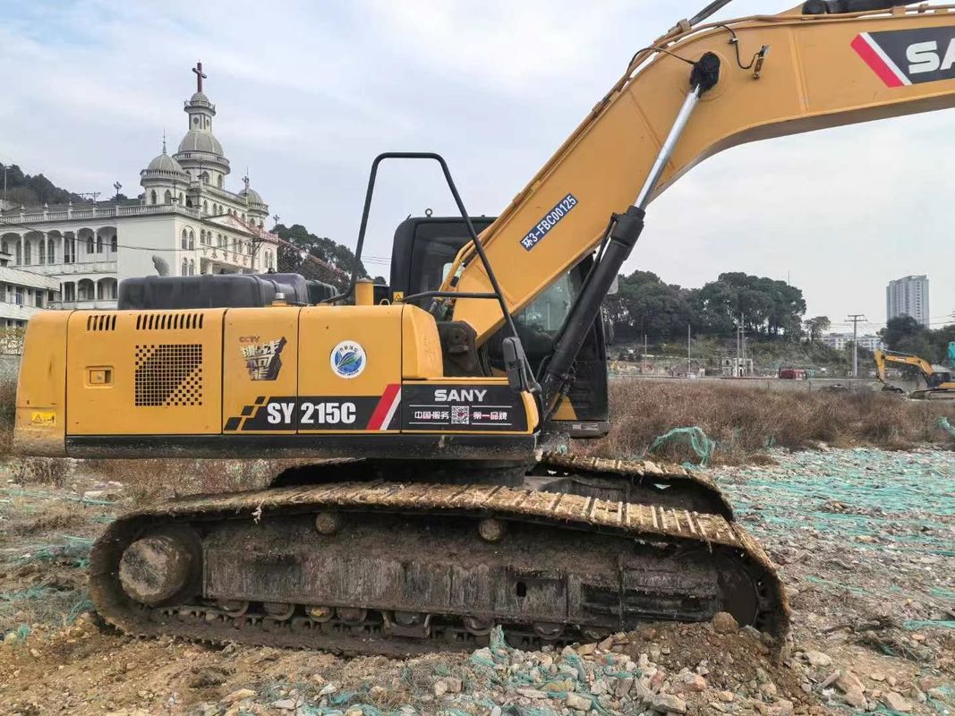 Gebruikte 2019 SANY SY215-10 graafmachine 21 ton capaciteit Volledige service Geschiedenis Constructie Mijnbouw
